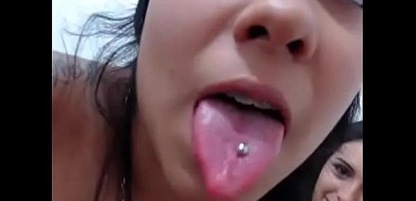 Tattoed Brazilian Shemale Fucks Her Girlfriend, live on DickGirls.xyz